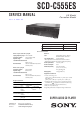 Sony SCD-C555ES Service Manual