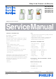 Philips SCF870/20 Service Manual