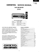 Onkyo DR-90 Manual