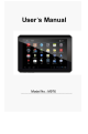 China GreatWall Computer Shenzhen Co. M976 User Manual