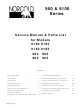 Norcold 9182 Service Manual & Parts List