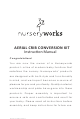 Nurseryworks Aerial Crib Conversion Kit Instruction Manual