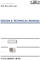 Fujitsu ASU9RL2 Design & Technical Manual