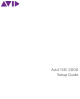 Avid Technology ISIS 2000 Setup Manual