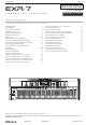 Roland EXR-7 Service Notes
