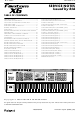 Roland Fantom-X6 Service Notes