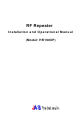 Hyon HR1900P Installation And Operational Manual