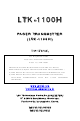 Leetek LTK-1100H User Manual