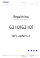 Nokia NPE-4 Service Manual