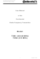 Continental Automotive TXN2 User Manual