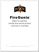 FPI FireGenie Operating Instructions Manual