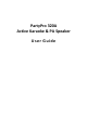 BRIO PartyPro 320A User Manual
