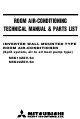 Mitsubishi Heavy Industries SRK13ZEV-S4 Technical Manual & Parts List