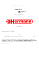 Hermann HABITAT 2 23E Operating And Installation Instructions