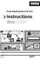 Thule 1134 Instructions