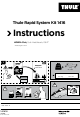 Thule Kit 1416 Instructions
