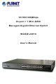 Planet Networking & Communication WGSW-24010 User Manual