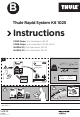 Thule Kit 1025 Instructions