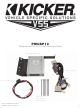 Kicker PMUSP10 User Manual