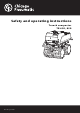 Chicago Pneumatic TR 630 Safety And Operating Instructions Manual