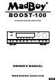 MadBoy BOOST-100 Owner's Manual