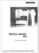 Bernina 930 Service Manual