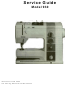 Bernina 930 Service Manual