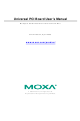 Moxa Technologies CP-118-U-I-T User Manual