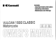 Kawasaki VULCAN 1500 CLASSIC Owner's Manual