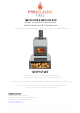 Pyroclassic Fires Pyroclassic IV Wood Burner Installation Instruction Manual