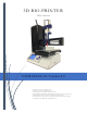 3D Cultures 3D Bio-Printer User Manual