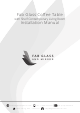 Fab Glass and Mirror CTB-FAB1295 Installation Manual