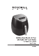 Rosewill RHAF-17001 User Manual