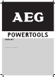 AEG OMNI 12C-PB Original Instructions Manual