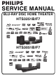 Philips HTS3251B/F7 Service Manual