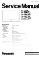 Panasonic TH-42PV7AZ Service Manual