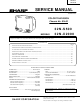 Sharp 32N-S500 Service Manual