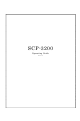 Sanyo SCP-3200 Operating Manual