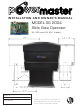 PowerMaster SG 2004 Installation And Owner's Manual