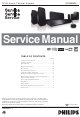 Philips HTS3264D/37 Service Manual