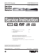 Philips DVDR7250H/05 Service Manual