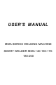 Ter Welding Smart Welder MMA 140 User Manual