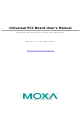Moxa Technologies CP-118U User Manual