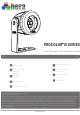 HERA Procolor 10R Red 10W Flood Light Medium Beam User Manual And Installation Manual