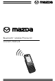 Mazda Bluetooth Mobile Phone Kit Owner's Manual
