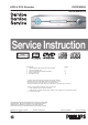 Philips DVDR9000H Service Instructions Manual