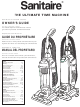 Sanitaire SC5700 Series Owner's Manual