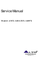 Alto AMX-140 Service Manual
