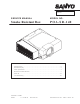 Sanyo POA-SR-140 Service Manual