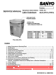 Sanyo MLS-3751L Service Manual